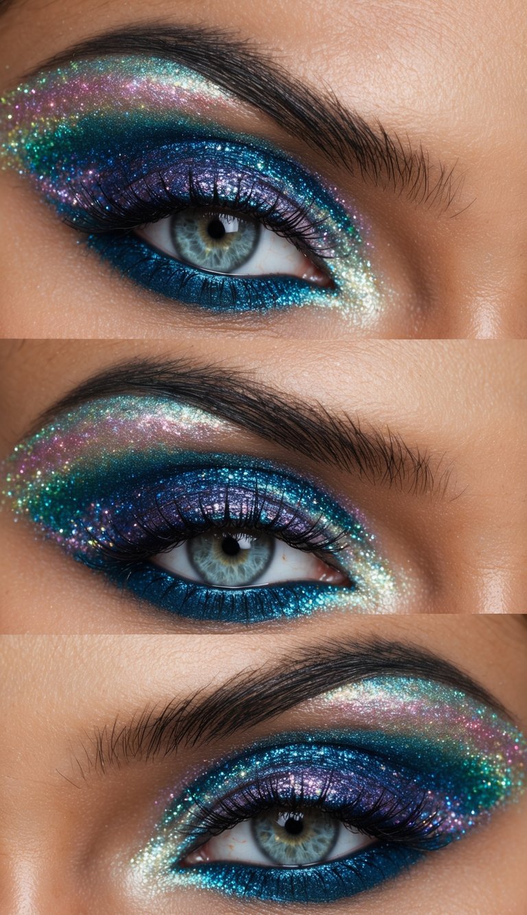21 Glitter Eye Makeup Ideas for Your Next Party Look