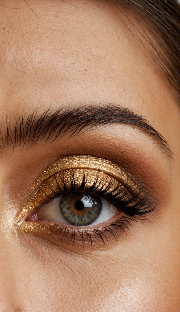 39 Gold Eye Makeup Ideas Dazzling Ways To Shine