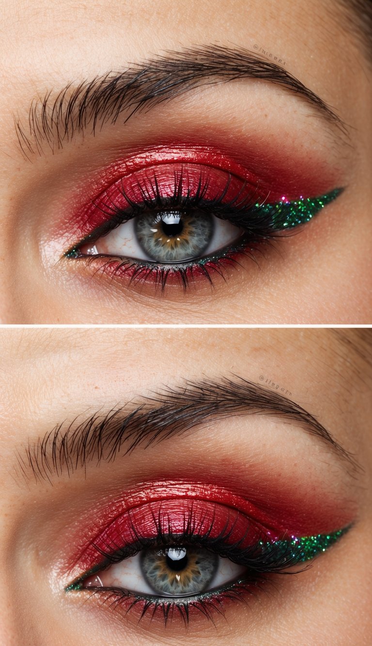 27 Christmas Eye Makeup Ideas: Sparkle This Holiday Season