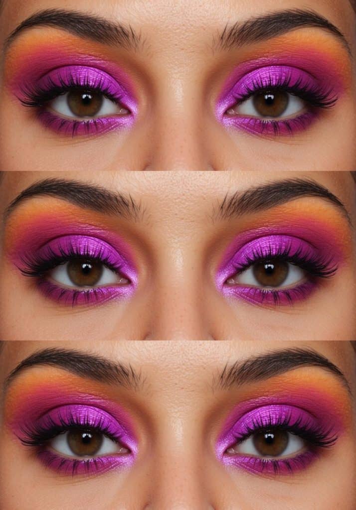 30 Sunset Ombre Eye Makeup Ideas for a Dazzling Look