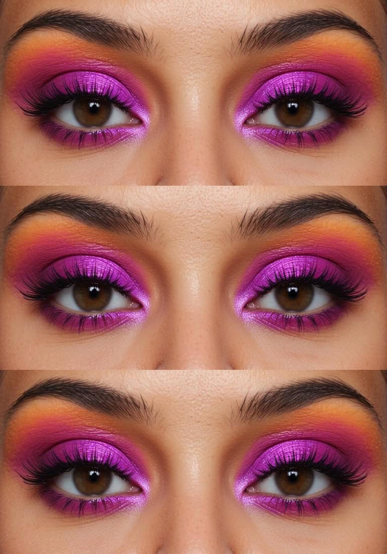 30 Sunset Ombre Eye Makeup Ideas for a Dazzling Look