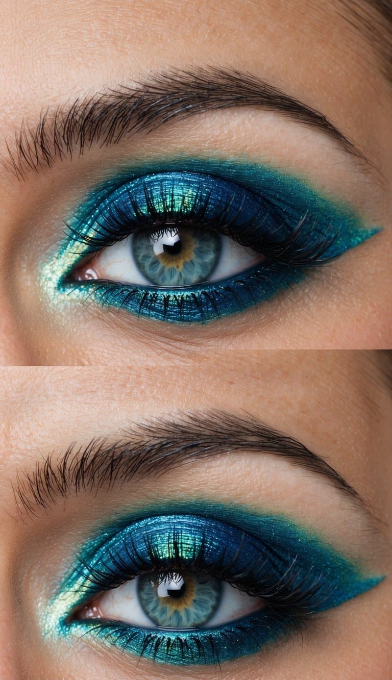 26 Ocean Eye Makeup Ideas for Summer: Transform Into a Magical Mermaid with Shimmering Hues