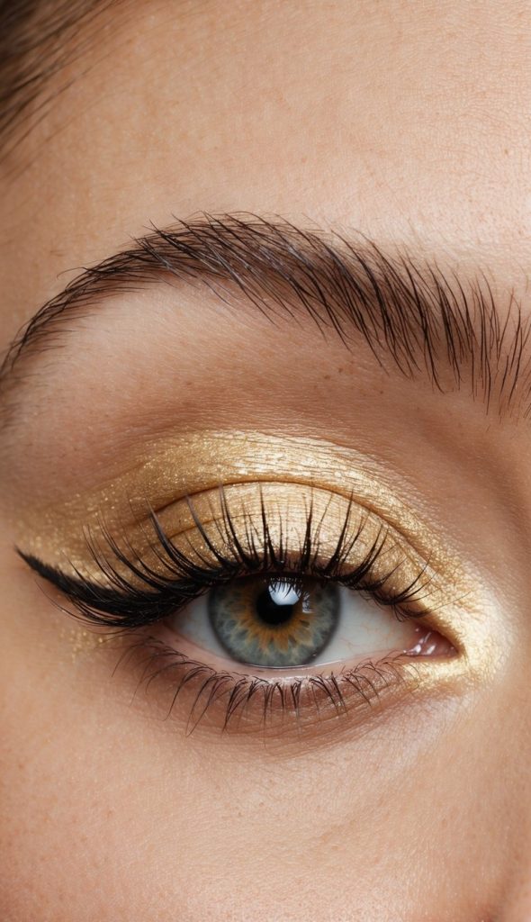 33 Simple Gold Eye Makeup Ideas: Elegant Ways to Add Subtle Sparkle to Your Look