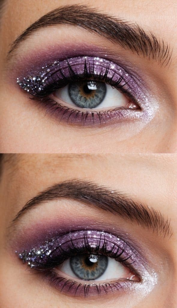 23 Sparkly Eye Makeup Ideas: Shine Bright with These Gorgeous Glam Looks