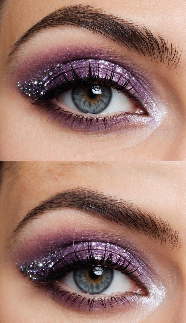 23 Sparkly Eye Makeup Ideas: Shine Bright with These Gorgeous Glam Looks