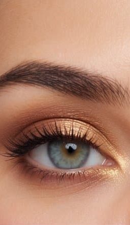 A serene sunset over a tranquil beach, casting warm hues of pink, gold, and orange across the sky and reflecting on the calm waters