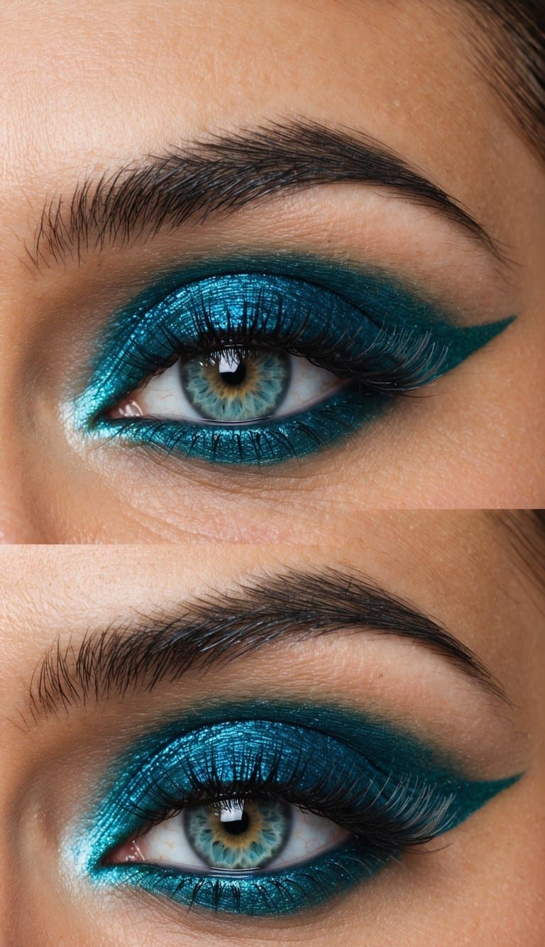 21 Teal Blue Eye Makeup Ideas: Dazzling Ocean-Inspired Looks That Make Your Eyes Pop