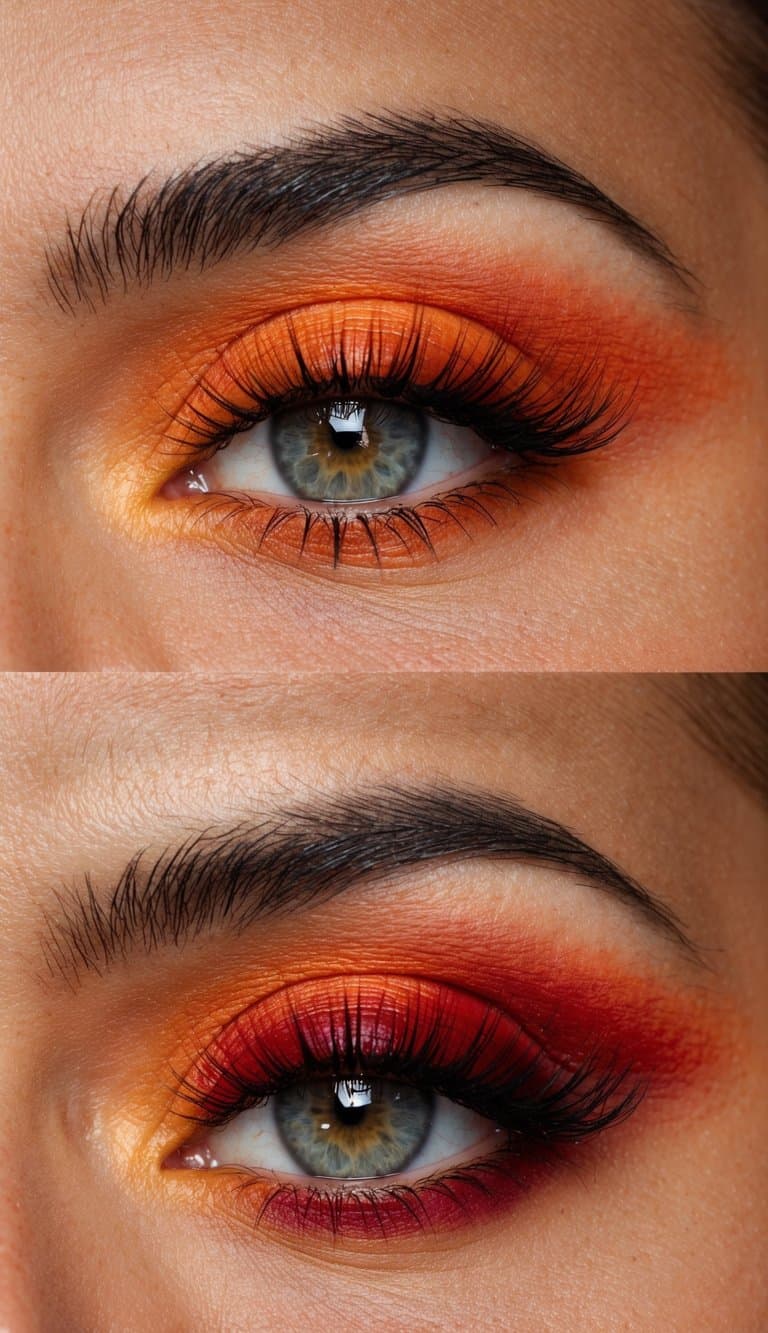 24 Sunset Eye Makeup Ideas: Magical Looks with Nature’s Most Beautiful Colors