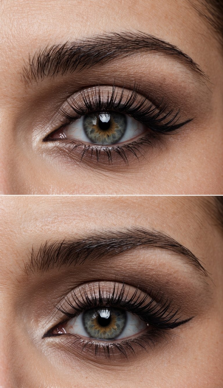 A soft taupe fox with lifted, fierce eyes in a minimalist style